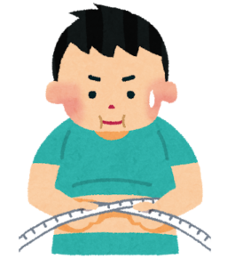ウェストを測る